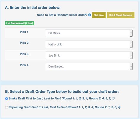random draft order generator.